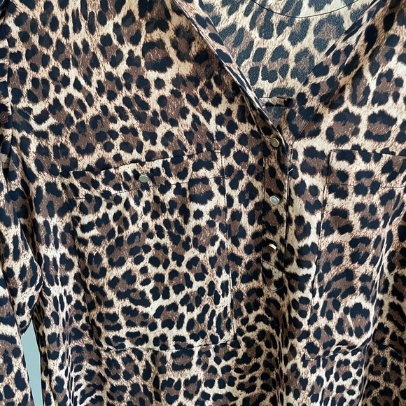 Zara cheetah print blouse - Picture 4 of 4